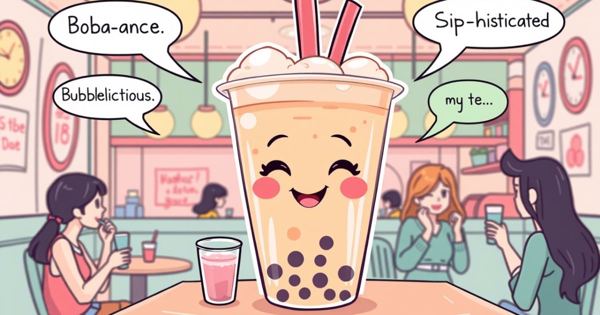 260+ Boba Puns: Sip, Smile, and Enjoy Bubble Laughs