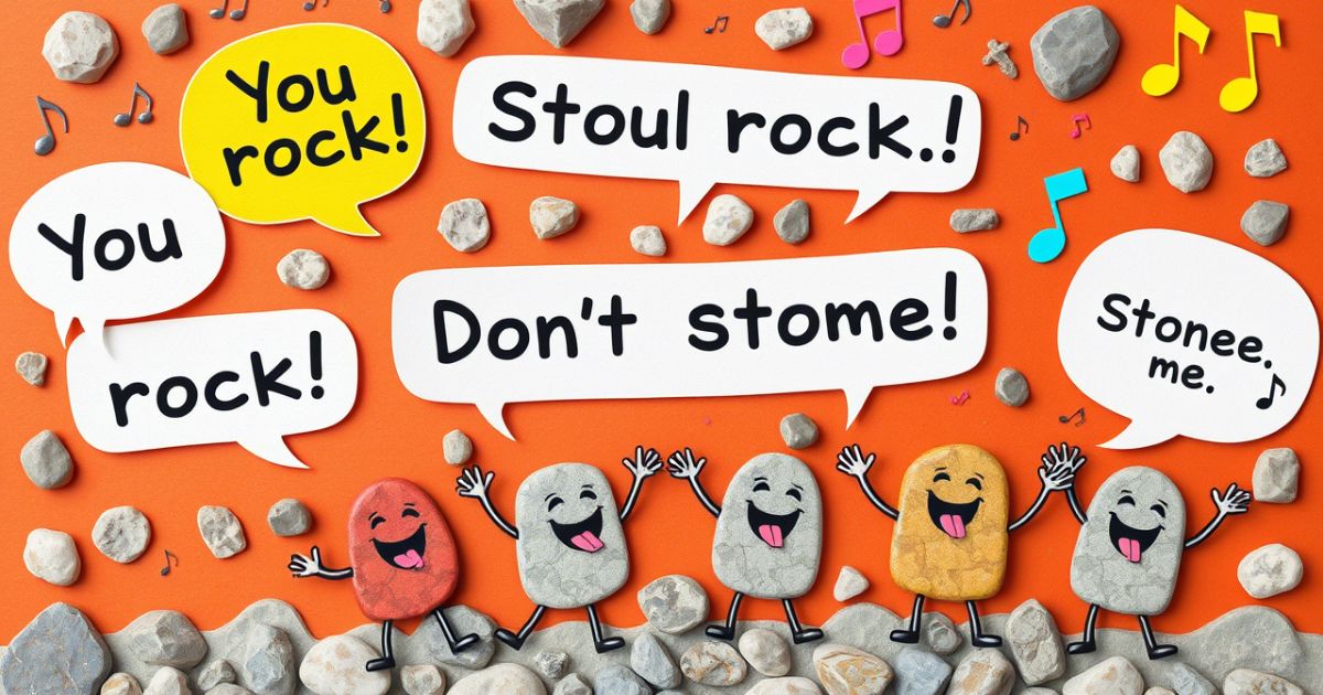 270+ Stone Puns That Rock & Roll Through Your Day